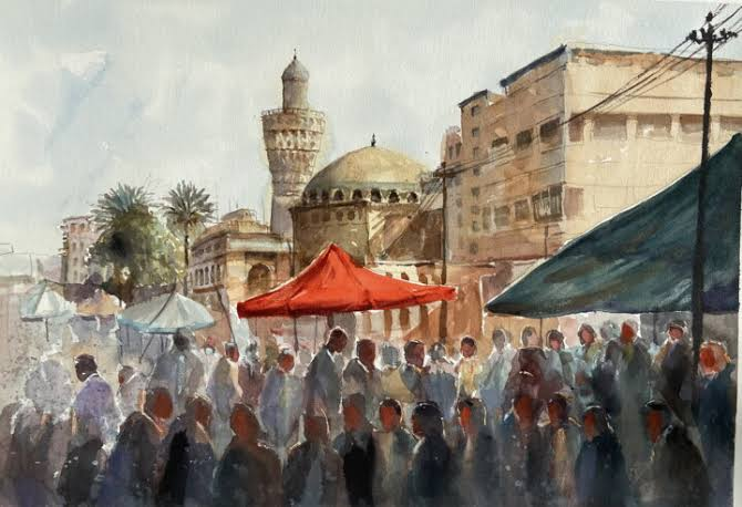 Iraqi contemporary art painting