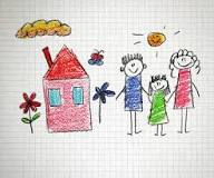 Œuvre du Bébé art dessin Images d'enfants colorées sur papier